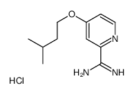 4-(异戊基氧基)吡啶甲酰胺盐酸盐结构式
