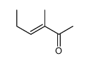 3-methylhex-3-en-2-one Structure