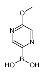 5-Methoxypyrazine-2-boronic acid Structure