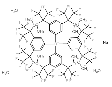 四[3,5-二(1,1,1,3,3,3-六氟-2-甲氧基-2-丙基)苯基]硼酸钠三水合物图片