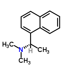(S)-(−)-N,N-二甲基-1-(1-萘基)乙胺结构式