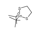 2,2-di-t-butyl-1,3,2-dithiastannolane结构式