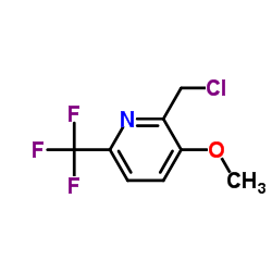 2-Chloromethyl-3-methoxy-6-(trifluoromethyl)pyridine Structure