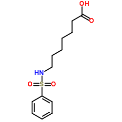 7-[(Phenylsulfonyl)amino]heptanoic acid Structure