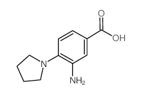3-氨基-4-吡咯烷-1-苯甲酸结构式
