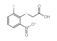 2-[(2-Fluoro-6-nitrophenyl)sulfanyl]acetic acid结构式