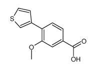 3-methoxy-4-thiophen-3-ylbenzoic acid Structure