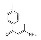 3-amino-1-(4-methylphenyl)but-2-en-1-one结构式