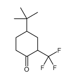 4-叔丁基-2-三氟甲基环己酮结构式