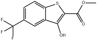 Methyl 3-hydroxy-5-(trifluoromethyl)benzo[b]thiophene-2-carboxylate Structure