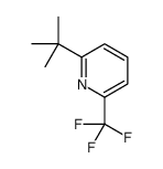 2-tert-butyl-6-(trifluoromethyl)pyridine结构式
