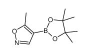 5-甲基异噁唑-4-硼酸频哪醇酯结构式