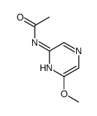 N-(6-Methoxy-2-pyrazinyl)acetamide结构式