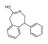 5-phenyl-1,3,4,5-tetrahydro-3-benzazepin-2-one结构式