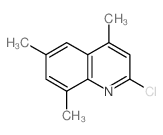 2-chloro-4,6,8-trimethylquinoline Structure