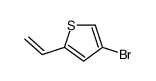 4-bromo-2-ethenylthiophene结构式