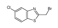 2-(Bromomethyl)-5-chloro-1,3-benzothiazole Structure