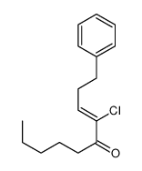 4-chloro-1-phenyldec-3-en-5-one Structure