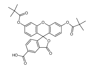 5,6-CARBOXYFLUORESCEIN DIPIVALATE Structure