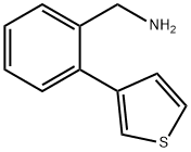 (2-(噻吩-3-基)苯基)甲胺结构式