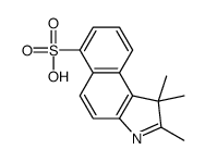 1,1,2-三甲基-1H-苯并吲哚-6-磺酸结构式