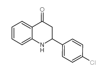 2-(4-氯苯基)-1,2,3,4-四氢-4-喹啉酮结构式