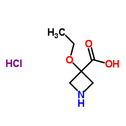 3-乙氧基氮杂环丁烷-3-羧酸盐酸盐结构式