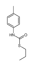 S-propyl N-(4-methylphenyl)carbamothioate结构式