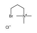 3-bromopropyl(trimethyl)azanium,chloride Structure