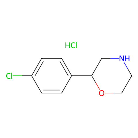 2-(4-氯苯基)吗啉盐酸盐结构式