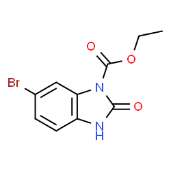 ETHYL 6-BROMO-2-OXO-2,3-DIHYDRO-1H-1,3-BENZIMIDAZOLE-1-CARBOXYLATE Structure