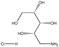 1-Amino-1-deoxy-L-arabinitol hydrochloride Structure