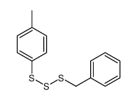 1-(benzyltrisulfanyl)-4-methylbenzene Structure