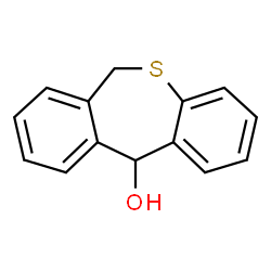 6,11-Dihydrodibenzo(b,E)thiepin-11-ol结构式