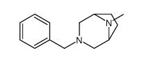 3-benzyl-8-methyl-3,8-diazabicyclo[3.2.1]octane Structure
