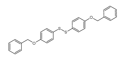 bis{4-[(phenylmethyl)oxy]phenyl} disulfide Structure