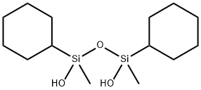 1,3-二环己基-1,3-二甲基二硅氧烷-1,3-二醇结构式