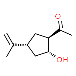 Ethanone, 1-[2-hydroxy-4-(1-methylethenyl)cyclopentyl]-, [1R-(1alpha,2alpha,4alpha)]-结构式