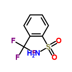 邻三氟甲基苯磺酰胺结构式