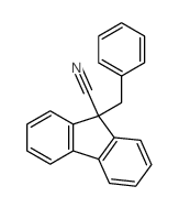 9H-Fluorene-9-carbonitrile,9-(phenylmethyl)-结构式