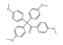 tetrakis-(4-methoxy-phenyl)-ethanone Structure