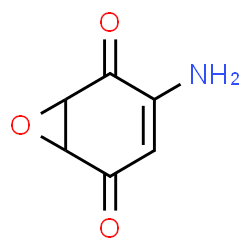 7-Oxabicyclo[4.1.0]hept-3-ene-2,5-dione,3-amino-结构式