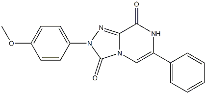 2-(4-methoxyphenyl)-6-phenyl-[1,2,4]triazolo[4,3-a]pyrazine-3,8(2H,7H)-dione Structure