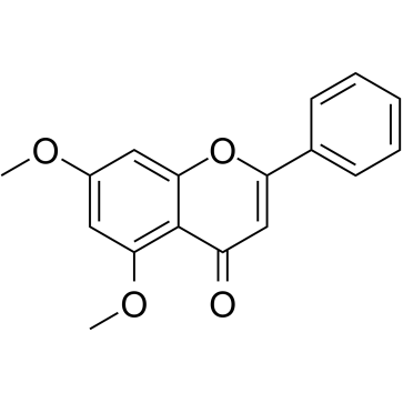Chrysin dimethylether Structure