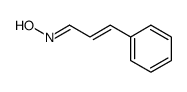(1E,2E)-cinnamaldehyde oxime结构式