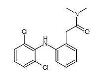 2-[(2,6-Dichlorophenyl)amino]-N,N-dimethylbenzeneacetamide Structure