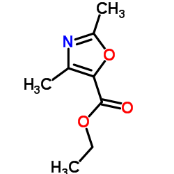 2,4-二甲基噁唑-5-羧酸乙酯结构式