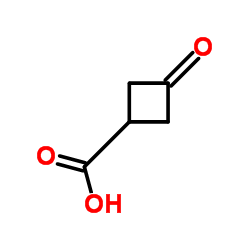 3-Oxocyclobutanecarboxylic acid structure