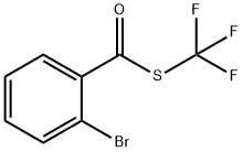 S-(trifluoromethyl) 2-bromobenzothioate Structure