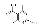 2,4-Dimethyl-6-oxo-1,6-dihydro-3-pyridinecarboxylic acid结构式